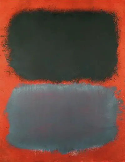 Untitled (Gray, Gray on Red) Mark Rothko